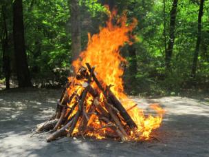 Упродовж пожежонебезпечного періоду в лісі забороняється: