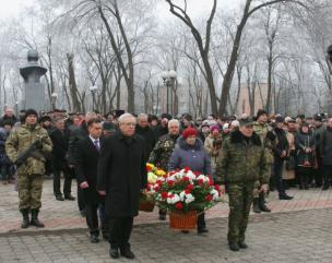 Юрій Вілкул на мітингу,присвяченому  річниці виведення військ з Афганістану: Необхідно  прагнути    миру,  творити  добро