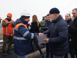 У Кривому Розі завершився капітальний ремонт шляхопроводу, що поєднує  північну частину міста  з центром