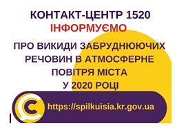 КОМЕНТУЄ УПРАВЛІННЯ ЕКОЛОГІЇ  ПРО ВИКИДИ ЗАБРУДНЮЮЧИХ РЕЧОВИН В АТМОСФЕРНЕ ПОВІТРЯ МІСТА У 2020 РОЦІ