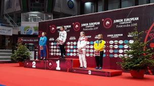 Вихованка ДЮСШ №2  Романа Вовчак  здобула бронзову медаль на Чемпіонаті  Європи з греко-римської, вільної та жіночої боротьби