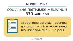 Подробиці ухваленого бюджету Кривого Рогу-2024: Незважаючи на обмежений фінансовий ресурс та максимальну підтримку військових, у наступному році будуть збережені всі види і розміри допомоги та пільг криворіжцям, включаючи безкоштовний проїзд